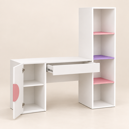 Compact Kids Study Table with Bookshelf – Latest Furniture