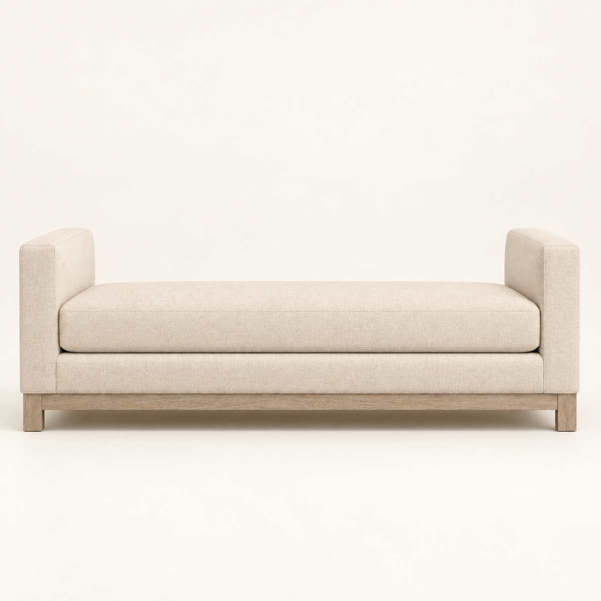 Cream Upholstered Chaise Sofa – studio view, Latest Furniture