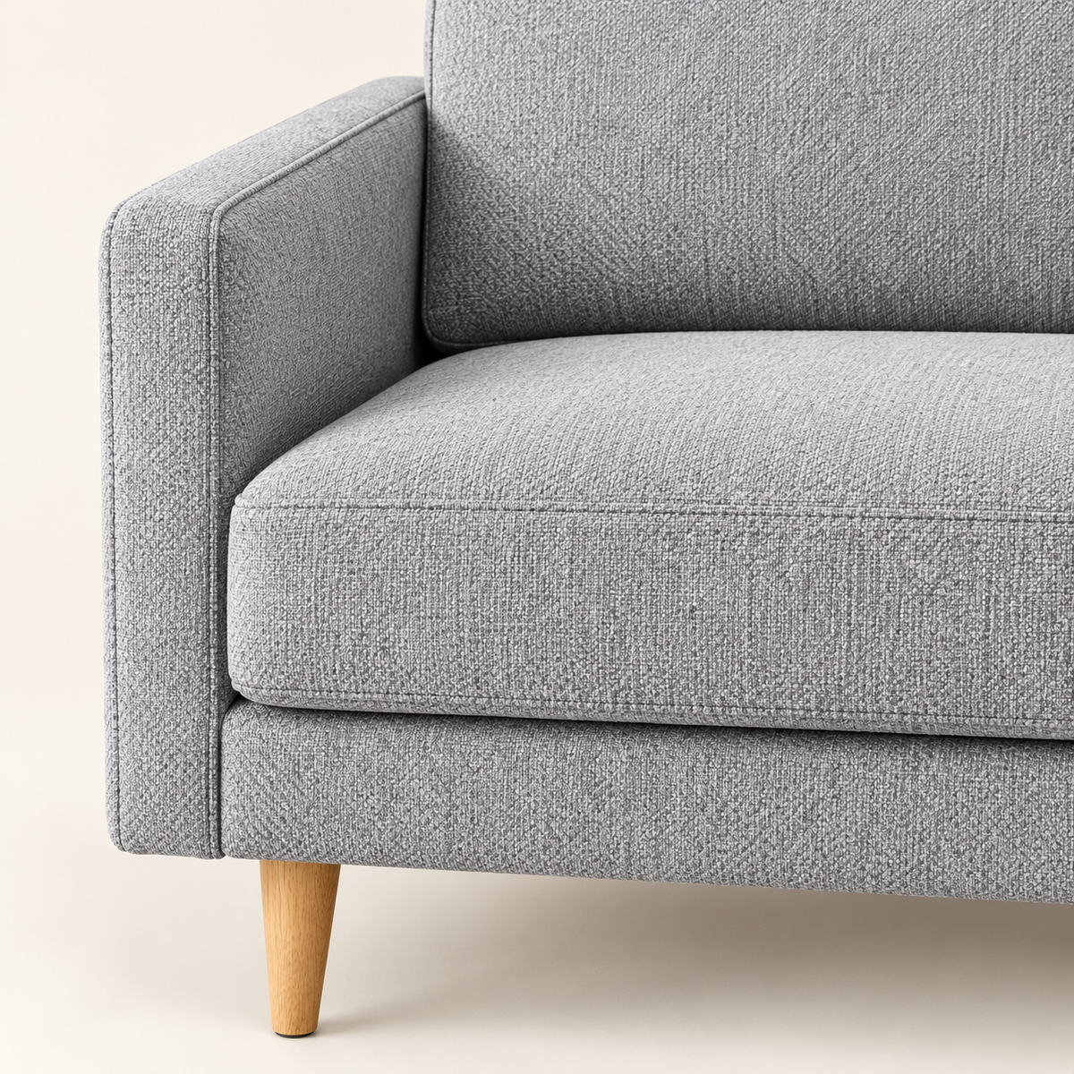Grey Two Seater Sofa – close up view, Latest Furniture