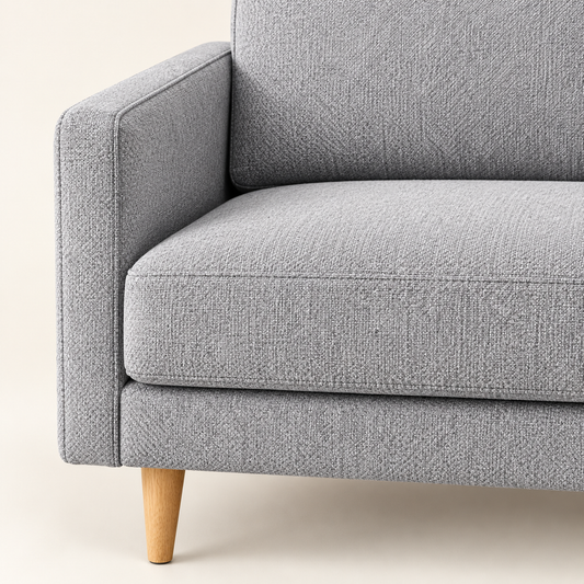 Grey Two Seater Sofa – close up view, Latest Furniture