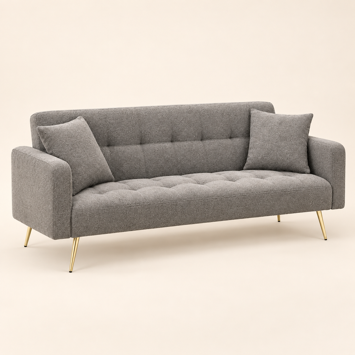 Grey Upholstered Sofa – studio view, Latest Furniture