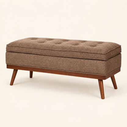 Tufted Upholstered Storage Bench – studio view, Latest Furniture
