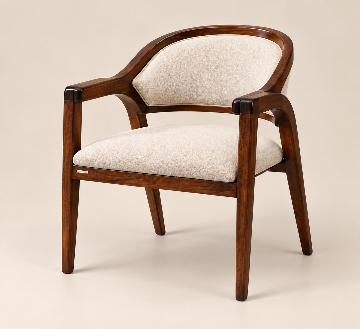 Wooden Frame Upholstered Chair – studio view, Latest Furniture